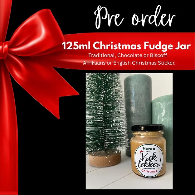 125ml Christmas Fudge Jar